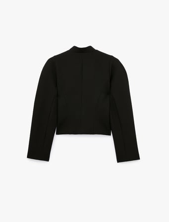 Süslü İşleme Detaylı Mandarin Yaka Uzun Kollu Blazer Ceket