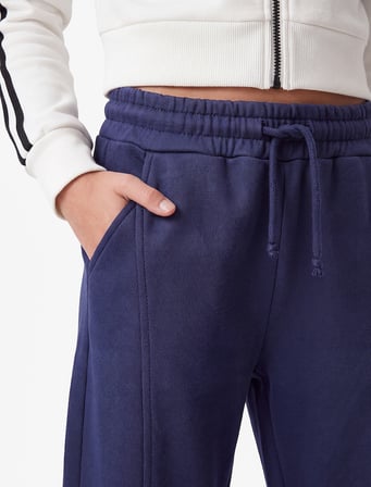 Barrel Eşofman Altı Dikiş Detaylı Beli Bağlamalı Cep Detaylı