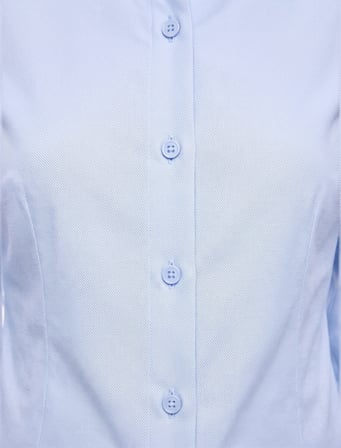Klasik Yaka Düğmeli Regular Fit Basic Uzun Kollu Poplin Gömlek