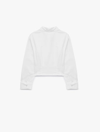 Slim Fit Uzun Kollu Klasik Yaka Pamuklu Poplin Gömlek
