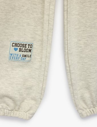 Etiket Detaylı Beli Lastikli Cep Detaylı Jogger Eşofman Altı