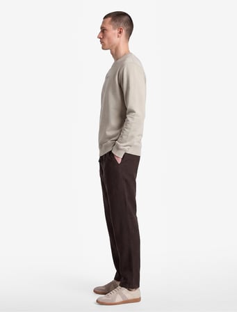 Regular Fit Pamuklu Cepli Beli Bağcıklı Lastikli Pantolon