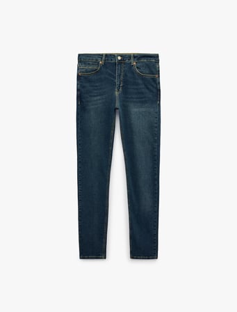 Normal Bel Cepli Pamuklu Skinny Fit Jean Pantolon - Michael Jean