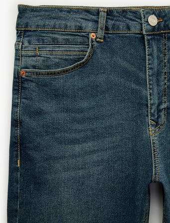 Normal Bel Cepli Pamuklu Skinny Fit Jean Pantolon - Michael Jean