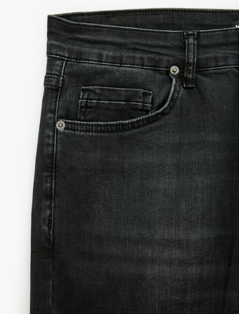 Normal Bel Cepli Pamuklu Skinny Fit Jean Pantolon - Michael Jean