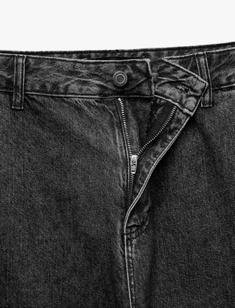 Normal Bel Cepli Pamuklu Rahat Kalıp Skater Jean Pantolon