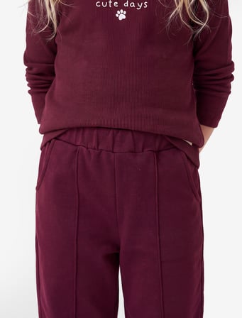 Cep Detaylı Beli Lastikli Pamuklu Şardonlu Basic Jogger Eşofman Altı