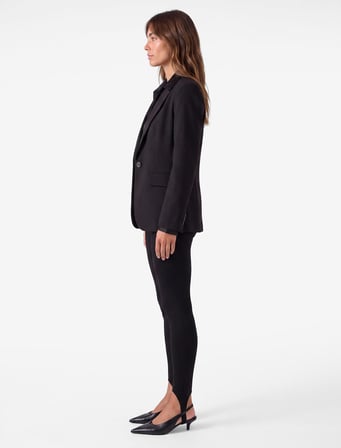 Normal Bel Slim Fit Tayt Pantolon Ayak Bant Detaylı