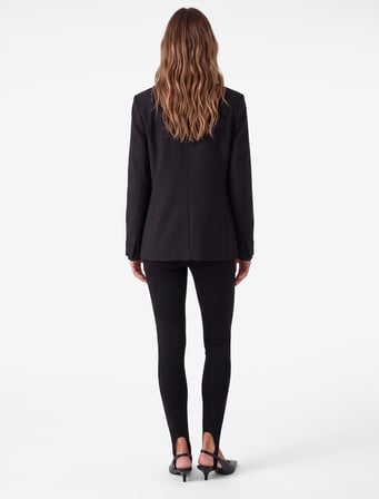 Normal Bel Slim Fit Tayt Pantolon Ayak Bant Detaylı