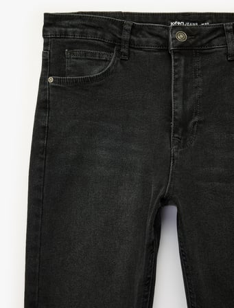 Normal Bel Cepli Pamuklu Slim Fit Jean Pantolon - Brad Jean