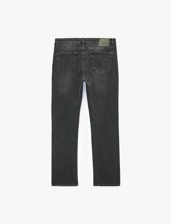 Normal Bel Cepli Pamuklu Straight Fit Jean Pantolon - Mark Jean