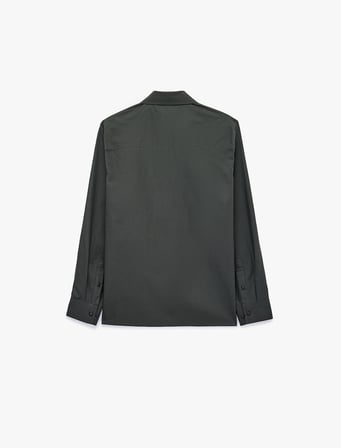 Pamuklu Regular Fit Cepli Klasik Yaka Uzun Kollu Poplin Gömlek