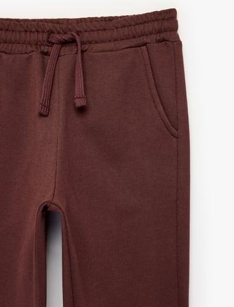 Beli Bağlamalı Cep Detaylı Pamuklu Şardonlu Jogger Eşofman Altı