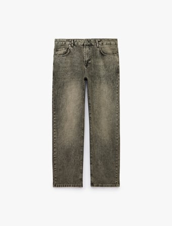 Pamuklu Normal Bel 5 Cepli Vintage Straight Fit Jean Pantolon