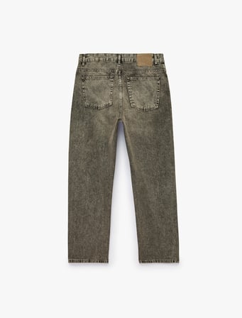 Pamuklu Normal Bel 5 Cepli Vintage Straight Fit Jean Pantolon