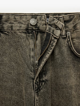 Pamuklu Normal Bel 5 Cepli Vintage Straight Fit Jean Pantolon