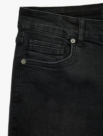 Pamuklu Normal Bel Cepli Slim Fit Jean Pantolon - Brad Jean