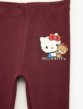Hello Kitty Baskılı Pamuklu Kaşkorse Lisanslı Tayt