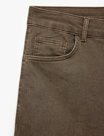 Normal Bel Cepli Pamuklu Tapered Pantolon