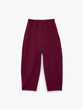 Barrel Pantolon Beli Lastikli