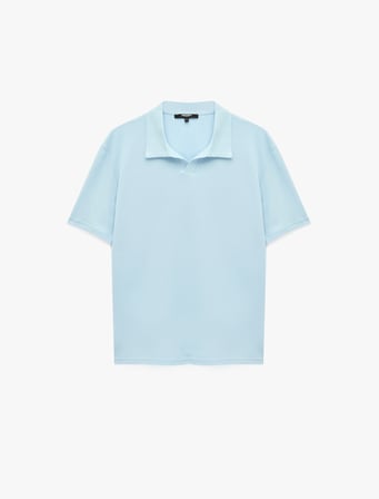 Pamuklu Pike Kumaş Regular Fit Kısa Kollu Polo Yaka Tişört