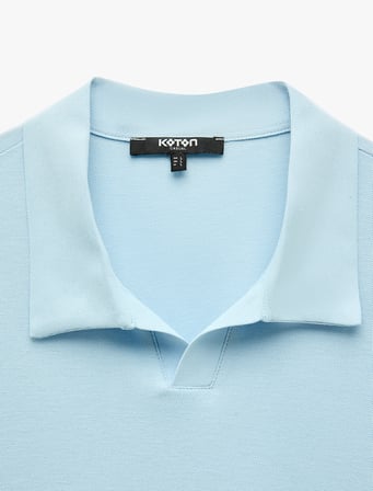 Pamuklu Pike Kumaş Regular Fit Kısa Kollu Polo Yaka Tişört