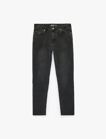 Pamuklu Normal Bel 5 Cepli Slim Fit Jean Pantolon - Brad Jean
