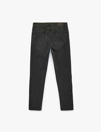 Pamuklu Normal Bel 5 Cepli Slim Fit Jean Pantolon - Brad Jean