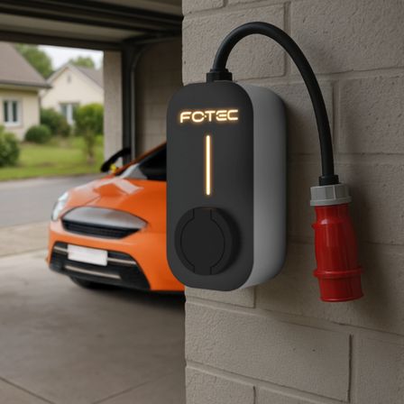 Fotec Visio Go E AC Tri 22 kW T2 Soketli Elektrikli Araç Şarj İstasyonu