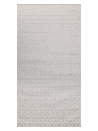 Krem Etnik Desenli Kaymaz Taban Yıkanabilir Halı Ultra Yumuşak Su Emici Dekoratif Lüks Salon Mutfak Koridor Çocuk Odası Halısı