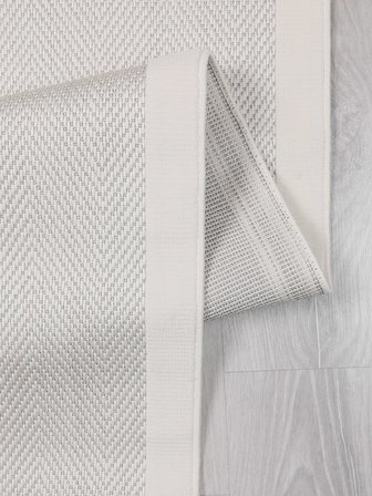 Vektör Sisal Halı Kaymaz Taban Silinebilir Yıkanabilir Modern Salon Mutfak Koridor Halısı Beyaz Beyaz