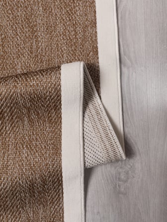 Vektör Sisal Halı Kaymaz Taban Silinebilir Yıkanabilir Modern Salon Mutfak Koridor Halısı Jüt Beyaz