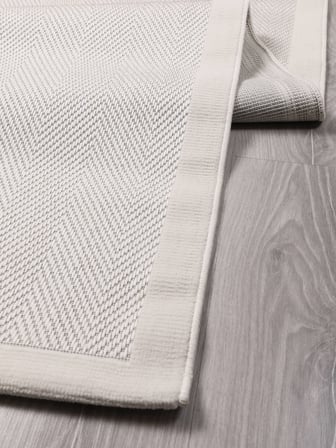 Vektör Sisal Halı Kaymaz Taban Silinebilir Yıkanabilir Modern Salon Mutfak Koridor Halısı Beyaz Beyaz