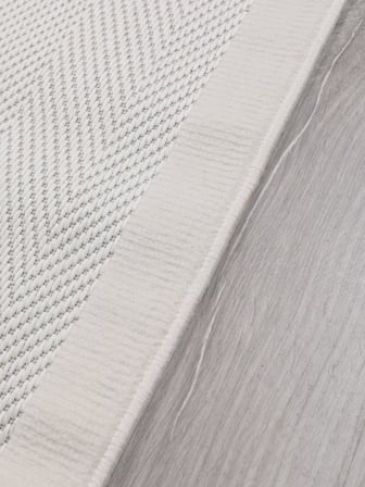Vektör Sisal Halı Kaymaz Taban Silinebilir Yıkanabilir Modern Salon Mutfak Koridor Halısı Beyaz Beyaz