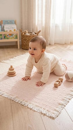 Oeko-Tex Sertifikalı Organik Pamuk Müslin Bebek Yorganı Çift Taraflı 100x150 cm