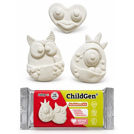 Childgen Oyun Hamuru Doğal 10'Lu Minipack 10*50 Gram Set 640265
