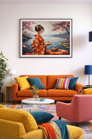 Nova Puzzle 1000 Parça Geyşa Puzzle - 41213