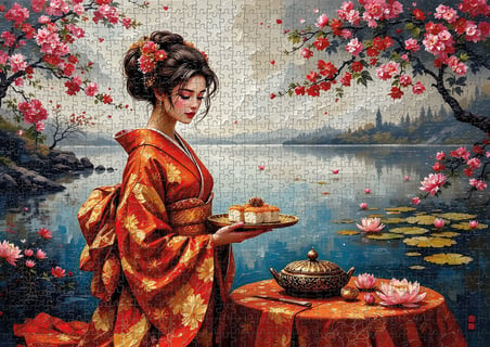 Nova Puzzle 1000 Parça Geyşa Puzzle - 41213