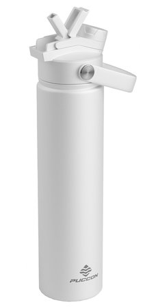 Puccon 750 ml Beyaz Paslanmaz Çelik Termos/Matara/Suluk