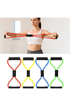 Pilates Direnç Lastiği – Egzersiz, Fitness ve Esneme Bandı Seti