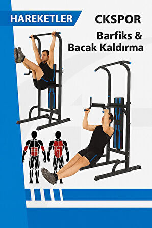 Güç Kulesi – Barfiks, Mekik ve Dips İstasyonu Spor Aleti