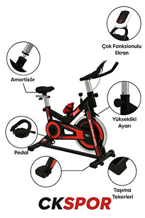 Siyah Spinning Bisiklet – Ev Tipi Profesyonel Kondisyon Bisikleti