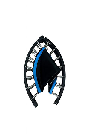 102CM Katlanabilir Trambolin – Taşınabilir Egzersiz Mavi Trambolini