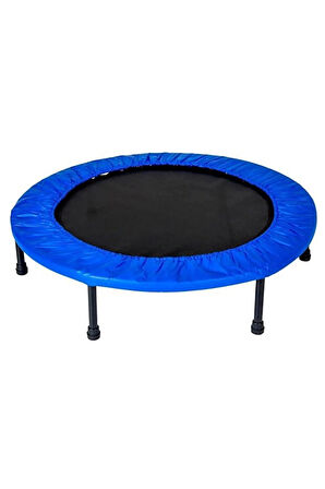 102CM Katlanabilir Trambolin – Taşınabilir Egzersiz Mavi Trambolini