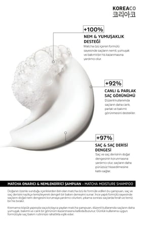 Matcha Therapy  Moisture Shampoo | Nemlendirici Yapılandırıcı Onarıcı Şampuan 250 Ml