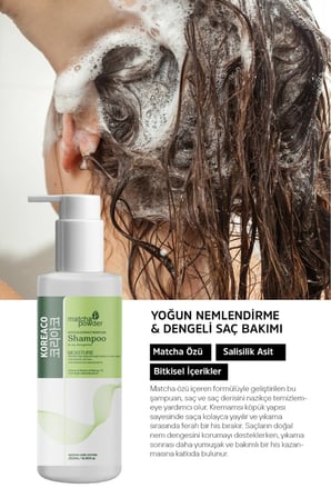 Matcha Therapy  Moisture Shampoo | Nemlendirici Yapılandırıcı Onarıcı Şampuan 250 Ml