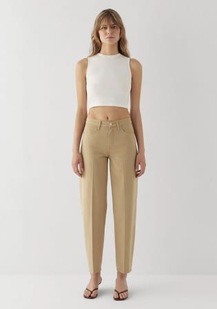 Tiya Mavi Edition Camel Gabardin Pantolon 1018900-A4201