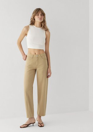Tiya Mavi Edition Camel Gabardin Pantolon 1018900-A4201