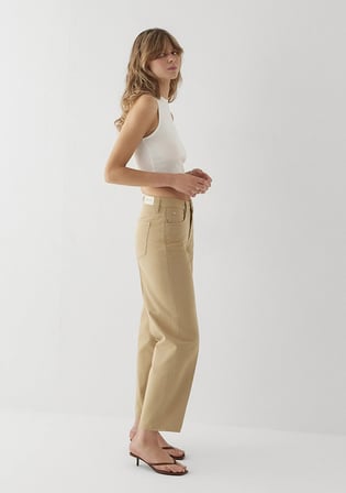 Tiya Mavi Edition Camel Gabardin Pantolon 1018900-A4201