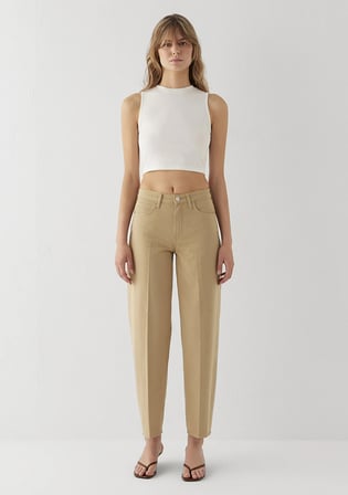 Tiya Mavi Edition Camel Gabardin Pantolon 1018900-A4201